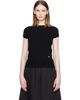 BALMAIN BALMAIN Black Short Sleeve Cashmere Sweater - 1