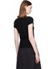 BALMAIN BALMAIN Black Short Sleeve Cashmere Sweater - 3