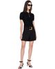 BALMAIN BALMAIN Black Short Sleeves Buttoned Tweed Knit Polo - 4
