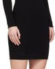 BALMAIN BALMAIN Black Shoulder Cut Mini Dress - 2
