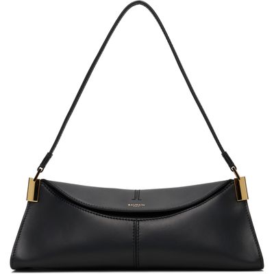 BALMAIN BALMAIN Black Small Smooth Leather '64-83' Bag