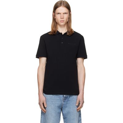 BALMAIN BALMAIN Black Small Vintage Embroidered Polo