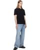 BALMAIN BALMAIN Black Small Vintage Embroidered Polo - 4
