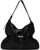 BALMAIN BALMAIN Black Sphynx Medium Smooth Leather Bag - 1