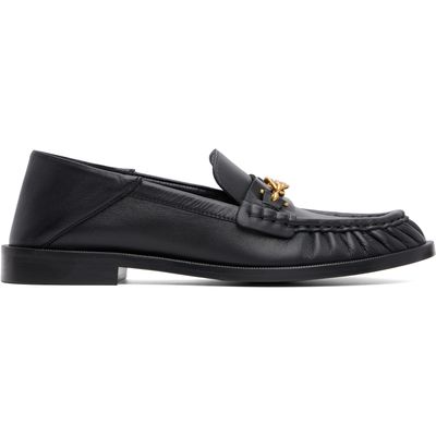 BALMAIN BALMAIN Black Sync Smooth Leather Loafers