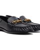 BALMAIN BALMAIN Black Sync Smooth Leather Loafers - 4