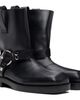 BALMAIN BALMAIN Black T-Bar Calfskin Ankle Boots - 4