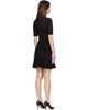 BALMAIN BALMAIN Black V-Neck Knit Flare Minidress - 3
