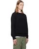 BALMAIN BALMAIN Black Vintage Embroidered Cotton Sweater - 2