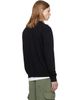 BALMAIN BALMAIN Black Vintage Embroidered Cotton Sweater - 3