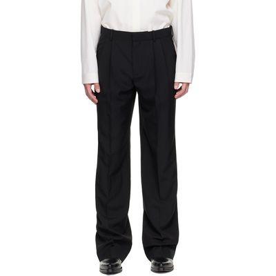 BALMAIN BALMAIN Black Wool Trousers