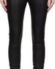 BALMAIN BALMAIN Black Zipped Lambskin Leggings - 1