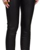 BALMAIN BALMAIN Black Zipped Lambskin Leggings - 2