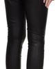 BALMAIN BALMAIN Black Zipped Lambskin Leggings - 3
