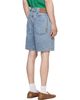 BALMAIN BALMAIN Blue Bermuda Denim Shorts - 3