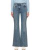 BALMAIN BALMAIN Blue Bootcut Faded Denim Jeans - 1