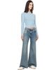 BALMAIN BALMAIN Blue Bootcut Faded Denim Jeans - 4