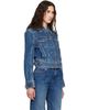 BALMAIN BALMAIN Blue Cropped Denim Jacket - 2