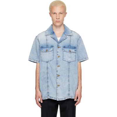 BALMAIN BALMAIN Blue Denim Shirt
