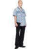BALMAIN BALMAIN Blue Denim Shirt - 4