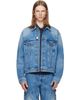 BALMAIN BALMAIN Blue Faded Denim Jacket - 1