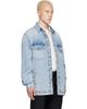 BALMAIN BALMAIN Blue Faded Denim Shirt - 2