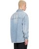 BALMAIN BALMAIN Blue Faded Denim Shirt - 3
