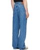 BALMAIN BALMAIN Blue Loose Denim Jeans - 3