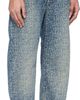 BALMAIN BALMAIN Blue Monogram Laser Loose-Fit Jeans - 2
