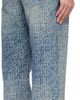 BALMAIN BALMAIN Blue Monogram Laser Loose-Fit Jeans - 3
