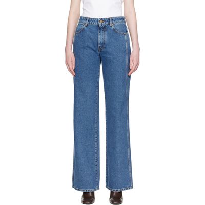 BALMAIN BALMAIN Blue Straight Denim Jeans