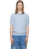 BALMAIN BALMAIN Blue Vintage Knit Polo - 1