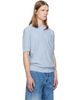 BALMAIN BALMAIN Blue Vintage Knit Polo - 2