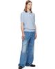 BALMAIN BALMAIN Blue Vintage Knit Polo - 4