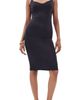 Balmain Balmain Bodycon Compact Jersey Knee Length Dress Ardoise - 1