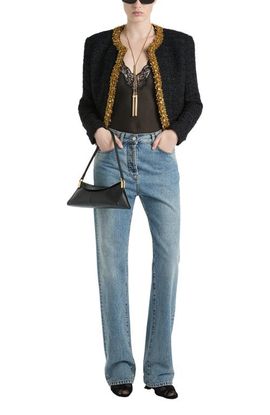 Balmain Balmain Bootcut Faded Denim Jeans