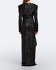 Balmain Balmain Bow-detail sequined gown - 6