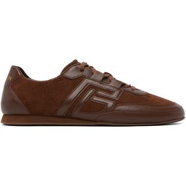 BALMAIN BALMAIN Brown Calfskin Sneakers