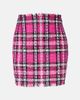 Balmain Balmain Checked cotton and wool-blend tweed miniskirt - 1