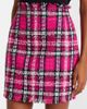 Balmain Balmain Checked cotton and wool-blend tweed miniskirt - 4