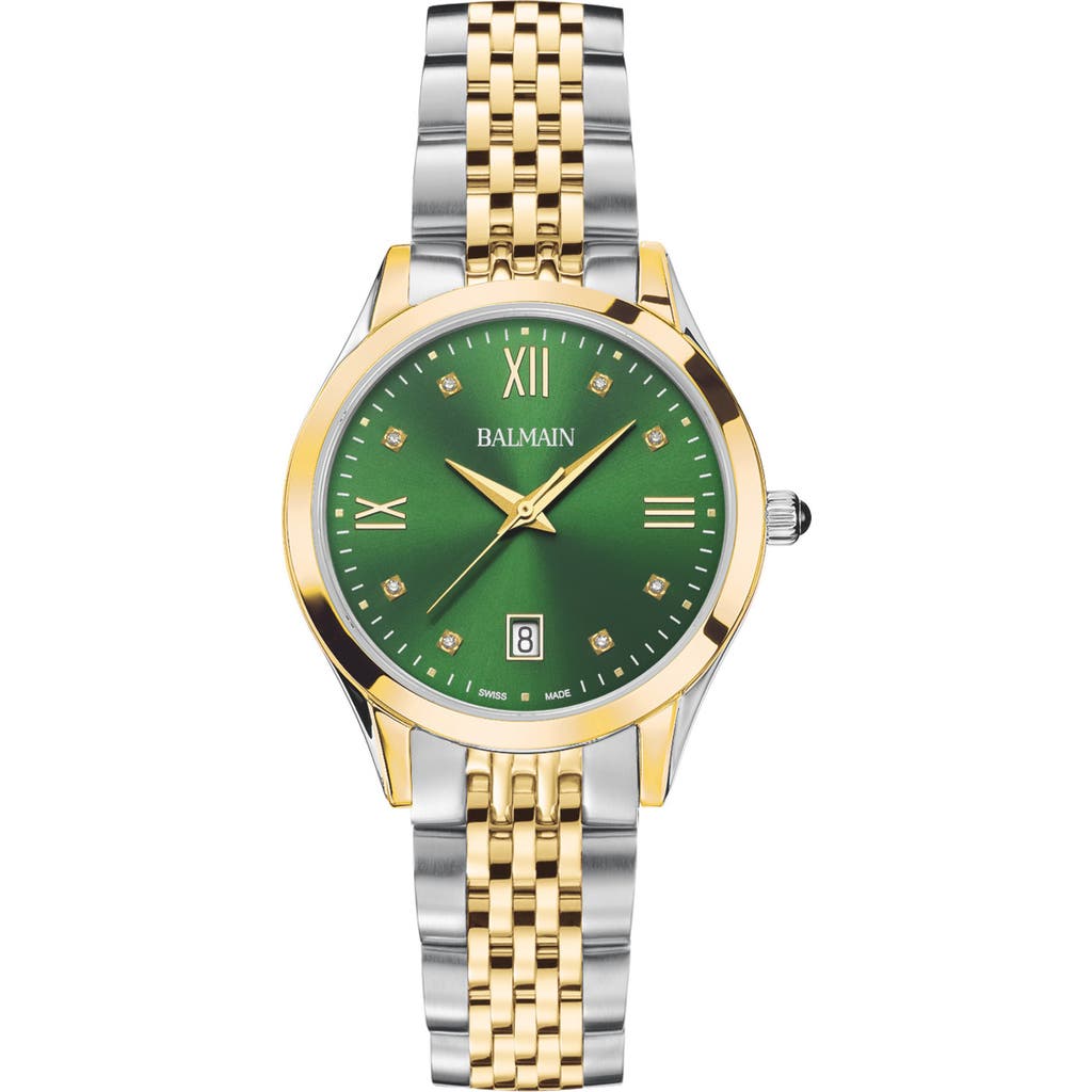 Balmain Balmain Classic R Diamond Bracelet Watch, 34mm