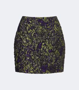 Balmain Balmain Cloqué jacquard miniskirt