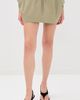 Balmain Balmain Cotton Balloon Short Skirt Vert Pale - 2