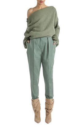 Balmain Balmain Cotton high-waisted trousers