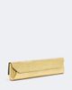 Balmain Balmain Croc-effect metallic leather clutch - 4