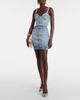 Balmain Balmain Cropped denim bustier - 2