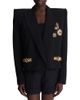 Balmain Balmain Cropped Embroidered Jacket - 1