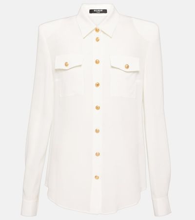 Balmain Balmain Crêpe de chine shirt