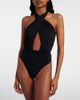 Balmain Balmain Cutout draped swimsuit - 2