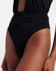 Balmain Balmain Cutout draped swimsuit - 4